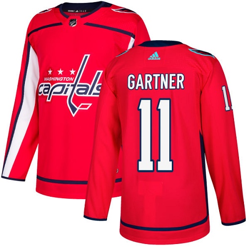 Adidas Men Washington Capitals #11 Mike Gartner Red Home Authentic Stitched NHL Jersey
